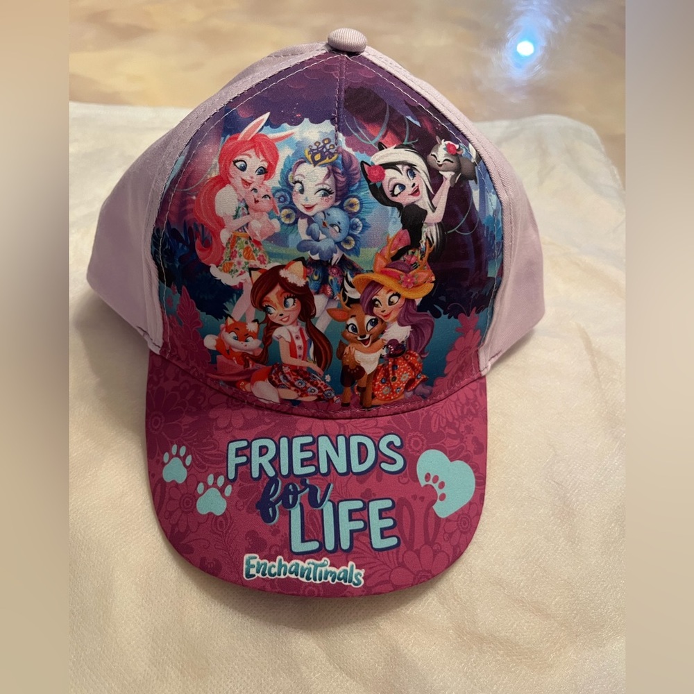 🌹2/$20 🌹Girls Enchantimals Hat Cap Adjustable Size 52cm